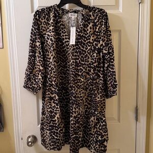Leopard Print Mini Dress